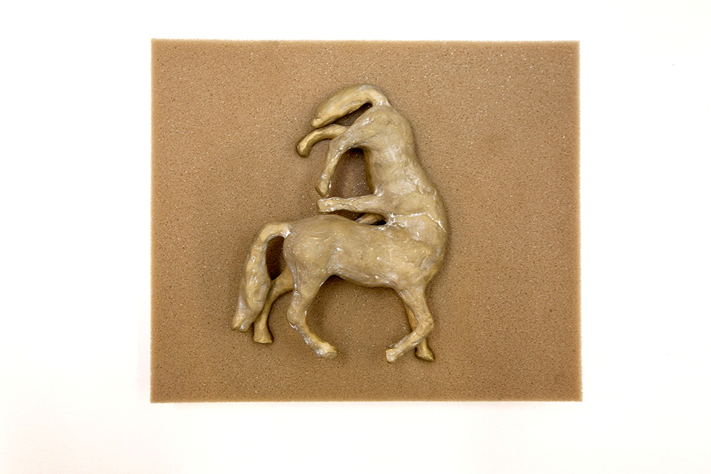 , 2013, Bronze and foam, 24 x 24 x 5 cm, Edition of 3 
