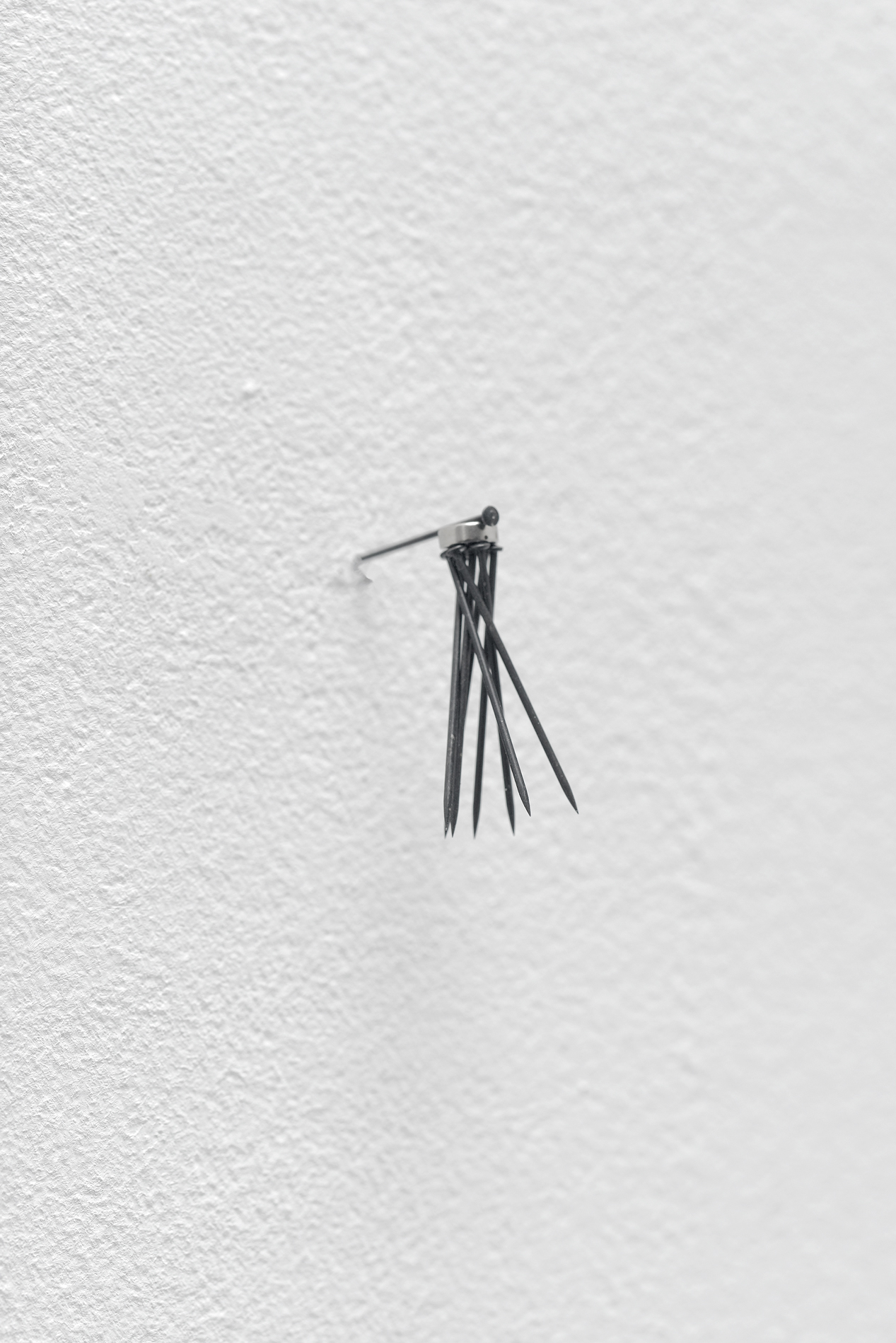 , 2017, Steel pins and magnet, 3,5 x 3 x 2 cm, , unique artwork, Photo: Aurlien Mole, Collection Alexis Jakubowicz, Paris