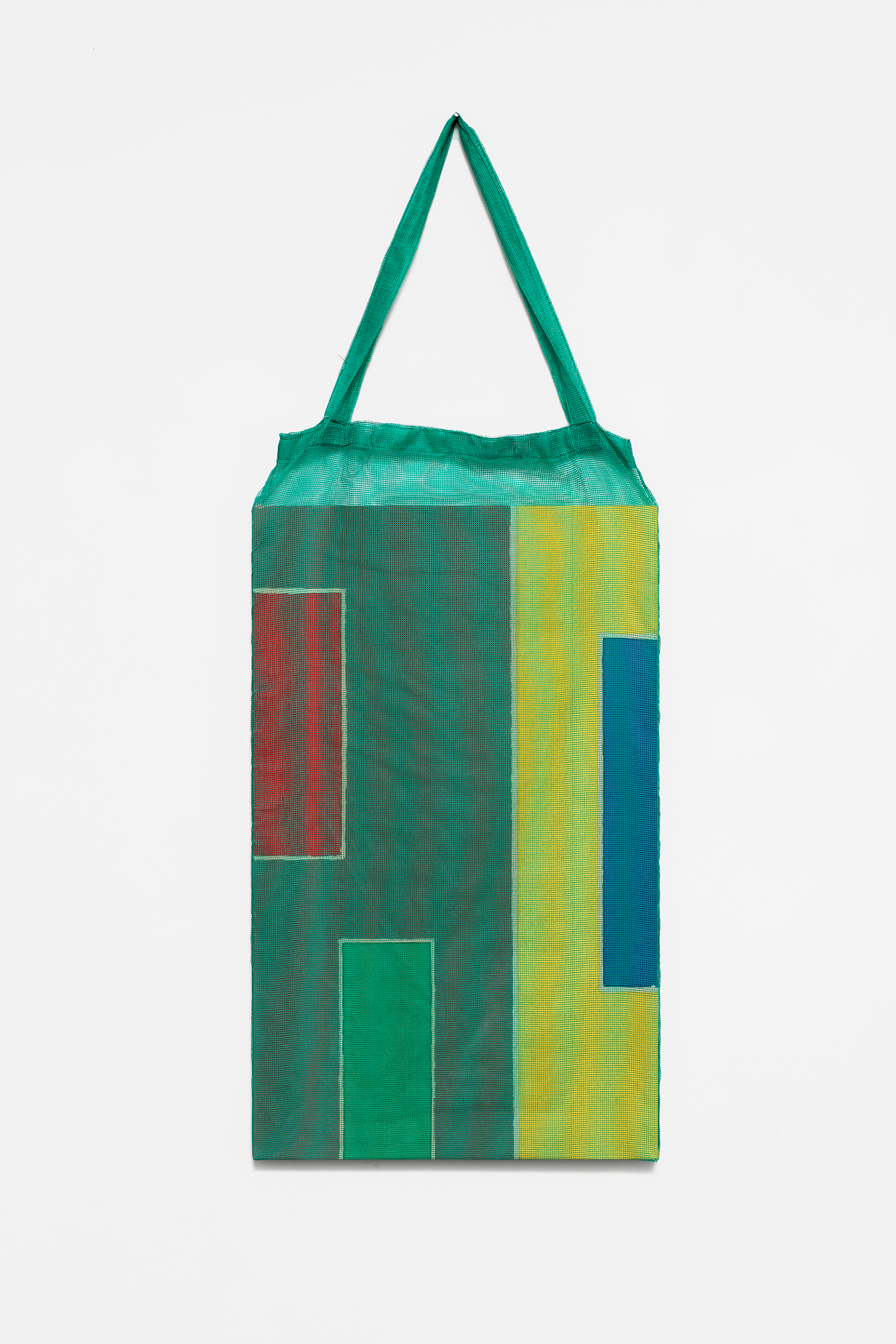 , 2018, Pigments on cotton fabric [batik] and bag, 120 x 46 x 3 cm, , unique artwork, Photo: Aurlien Mole